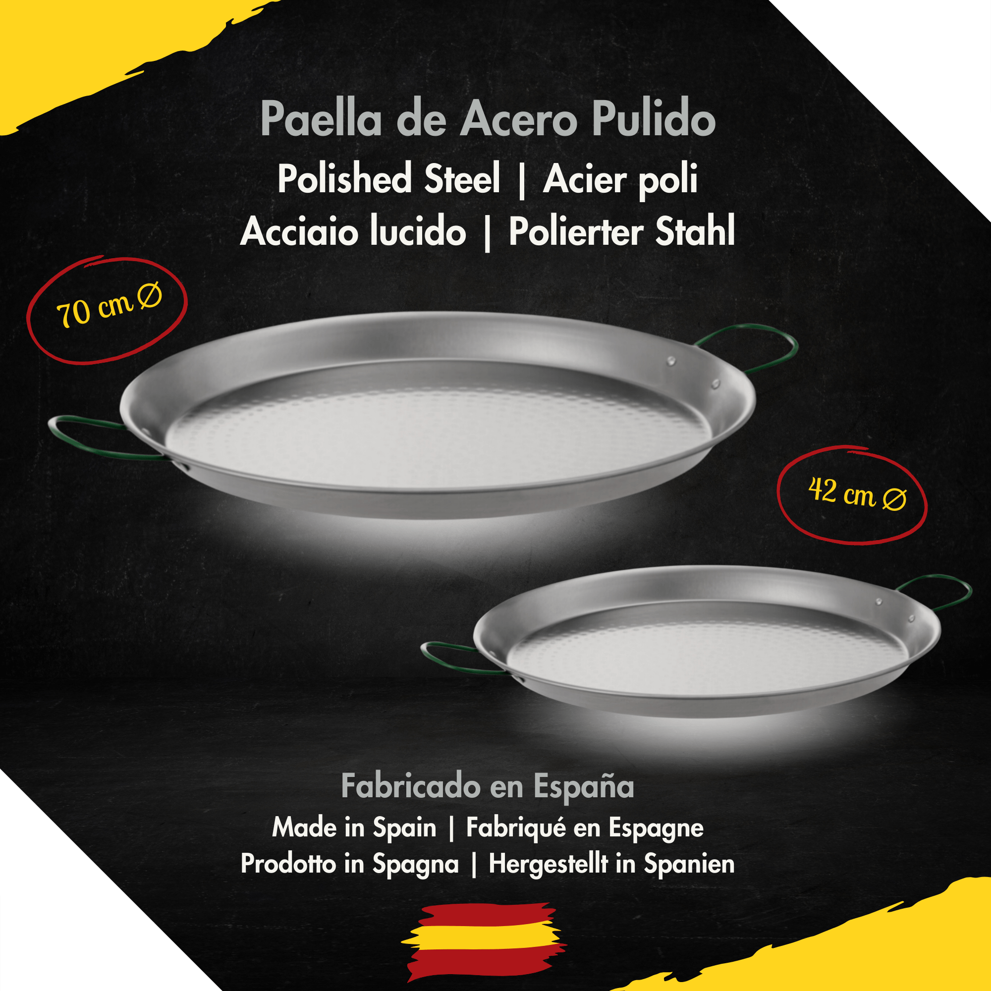 Kit completo: paellero profesional de gas butano de 53 cm - Imagen 3